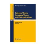 Category Theory, Homology Theory and their Applications I